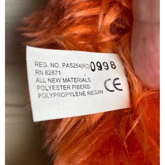 Warner Bros. 1998 Gossamer Plush Toy 10" Vintage Collectible - Picture 4 of 5